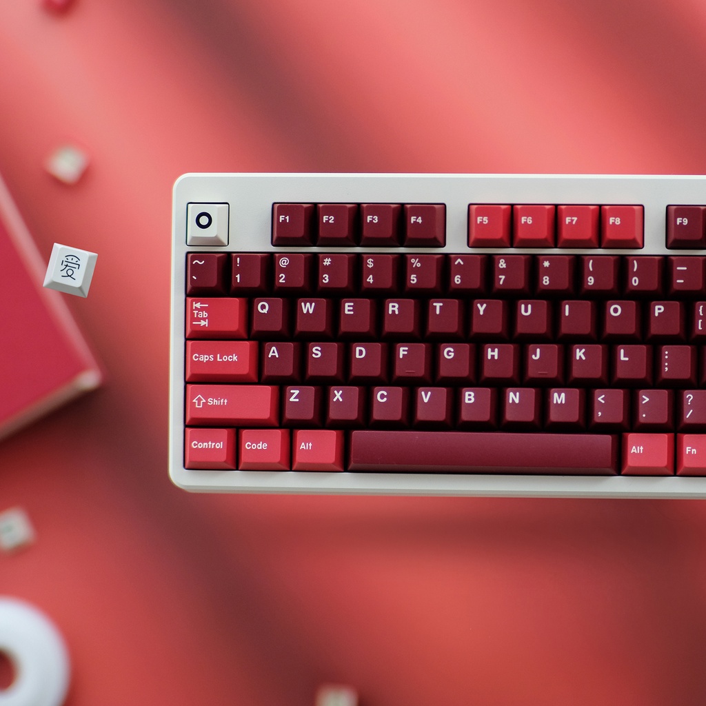 Aifei PBT Keycaps Phun hai màu 173 Phím Bộ Bàn phím cơ Cherry Profile cho Cherry MX Gateron Kailh Switch