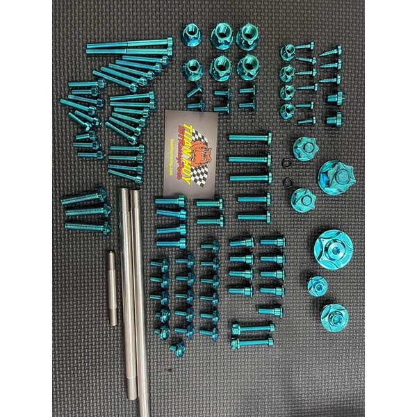 Ốc titanium GR5 satria raider sonic full xe như hình đã miêu tả satria raider ,sonic