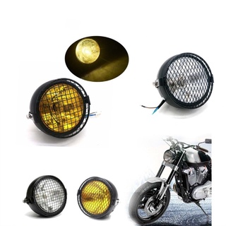 Đèn pha lưới độ xe cafe racer, tracker classic