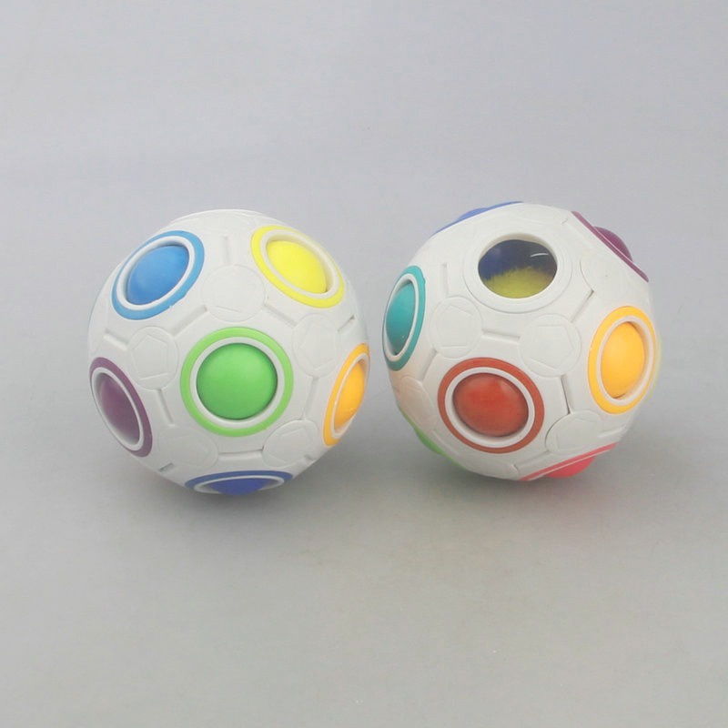 Rubik Biến Thể Quả Bóng Tròn UFO Cầu Vồng Rubik Rainbow Ball Magic Ball YJ YongJun Siêu Xịn