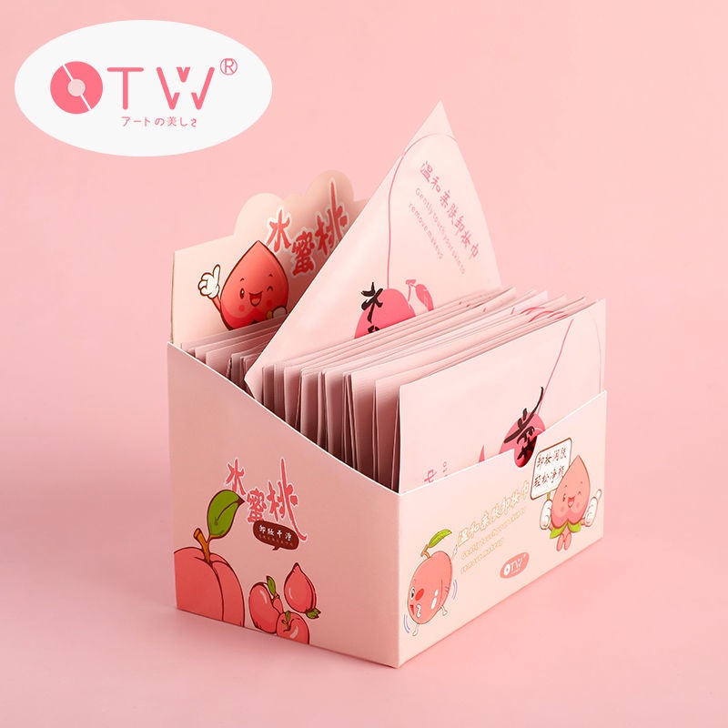 Khăn Tẩy Trang Làm Sạch Sâu Cho Da Mặt / Môi / Mắt Chất Lượng Cao