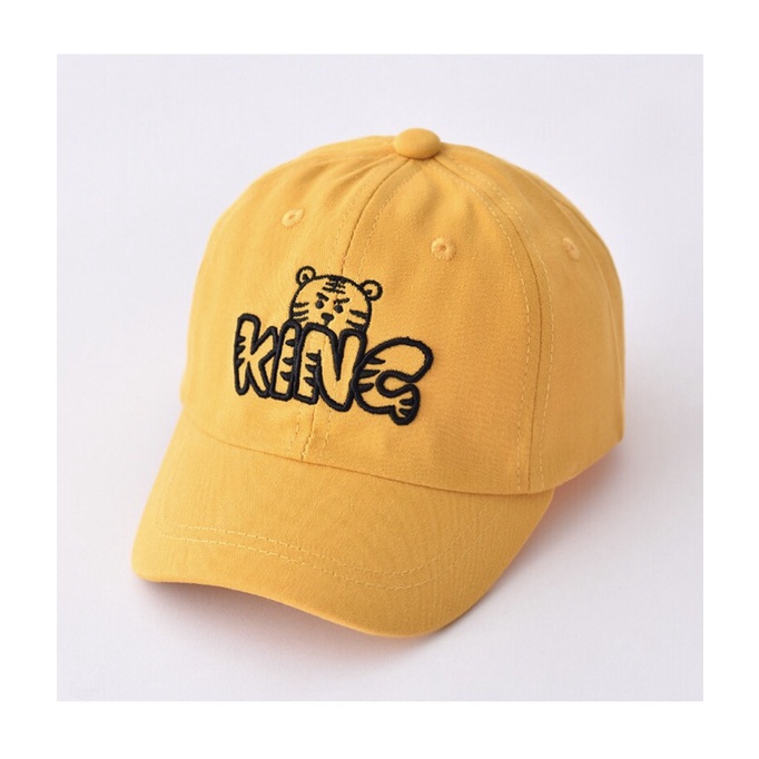 Mũ nón lưỡi trai thêu chữ KING cho bé 2-6 tuổi