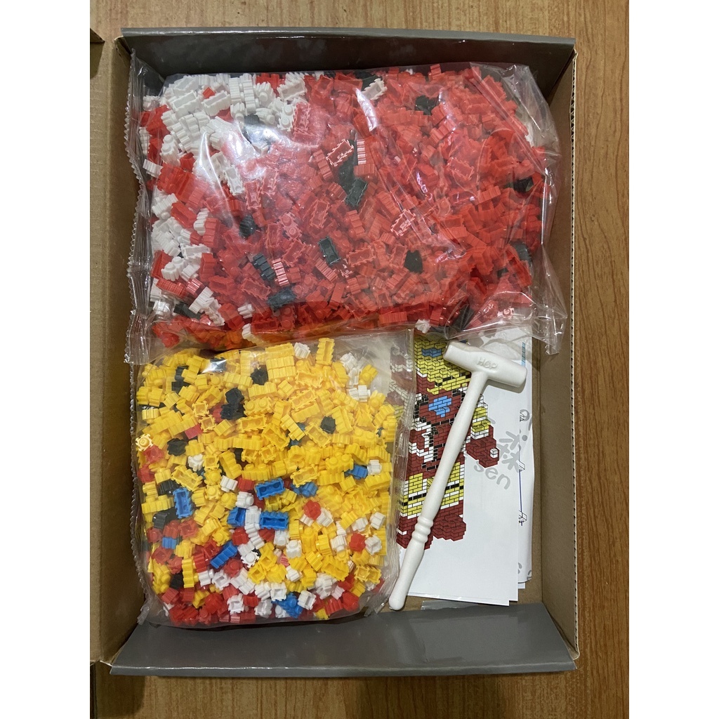 Đồ chơi ironman jinx phi hành gia Gấu Bearbrick lắp ráp mô hình cỡ lớn bear brick  - iron man 36