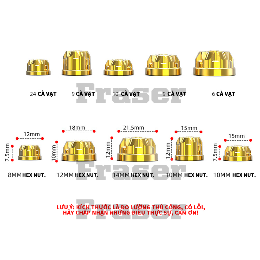 Nắp vít trang trí nâng cấp xe máy điện