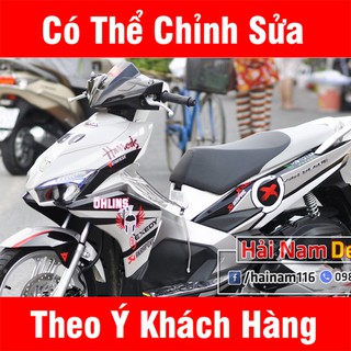 Tem Trùm Air Blade Trắng Ohlin Exedy