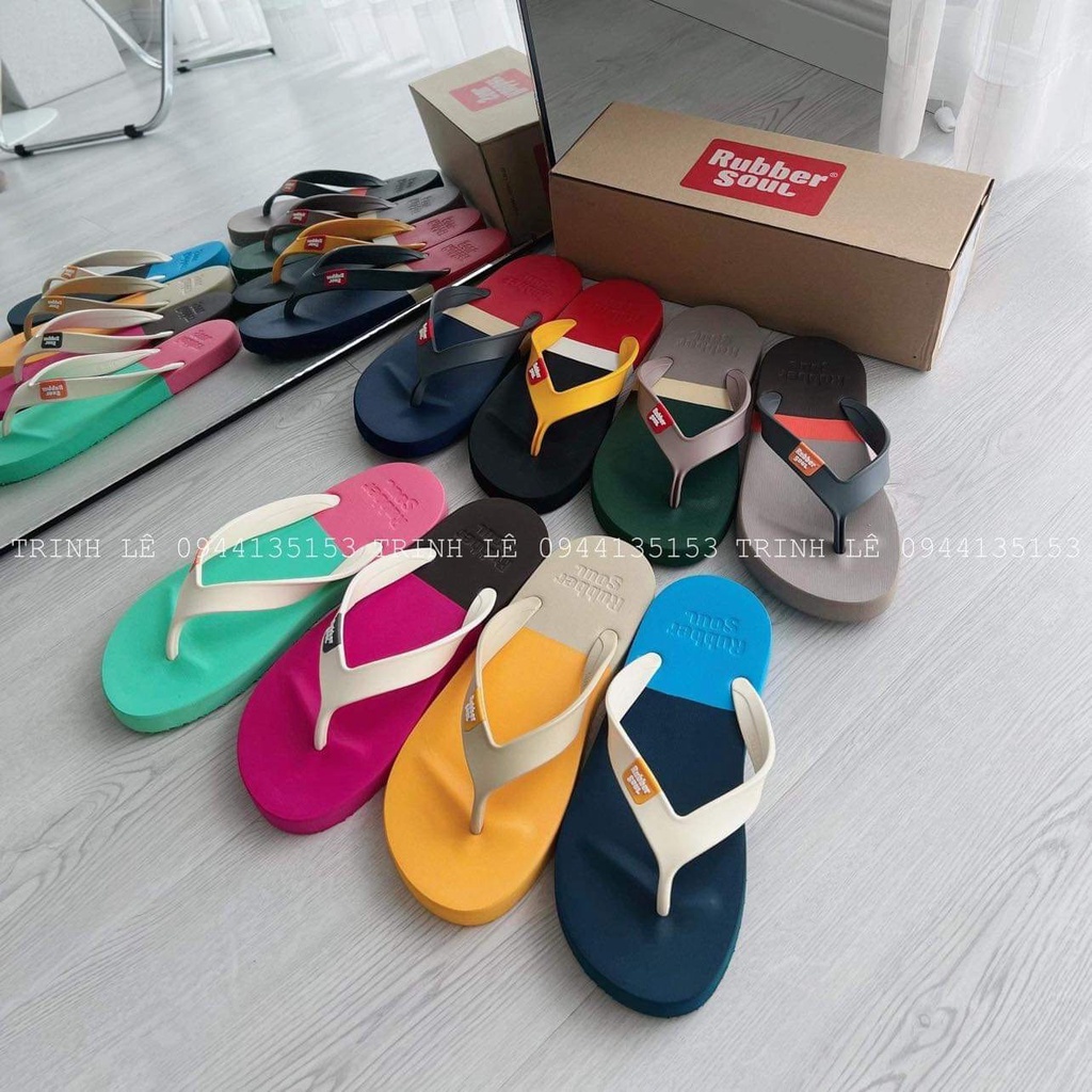 Dép Thái Lan Nam Nữ Cao Su Non Siêu Bền RUBBER SOUL BALANCE TRINH LÊ SHOP GIÀY DÉP