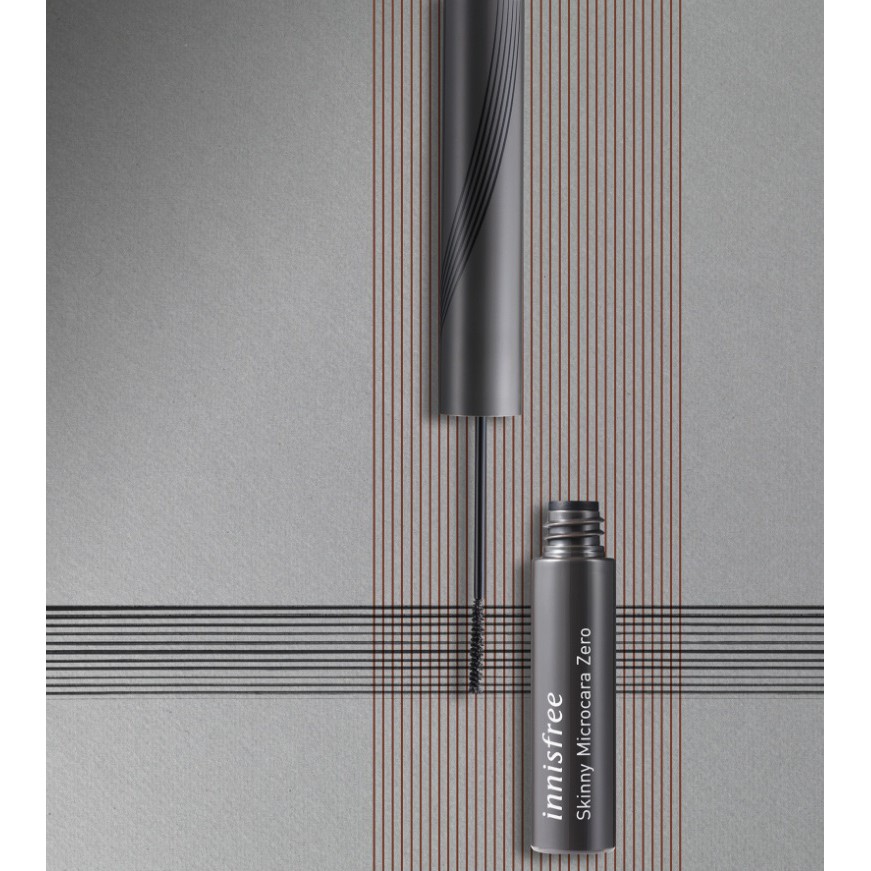 [CHÍNH HÃNG 100%] Mascara Siêu Mảnh Chống Trôi Innisfree Skinny Microcara Zero