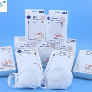 Khẩu trang dokma trẻ em/người lớn set 10 chiếc