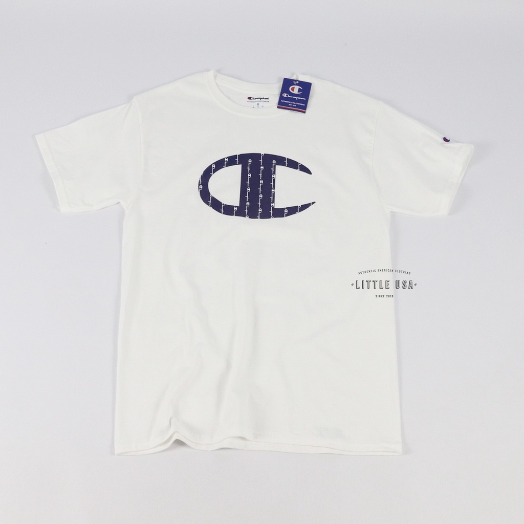 Áo CHAMPION® TAGLESS Pinstripe Logo - Unisex Nam Nữ