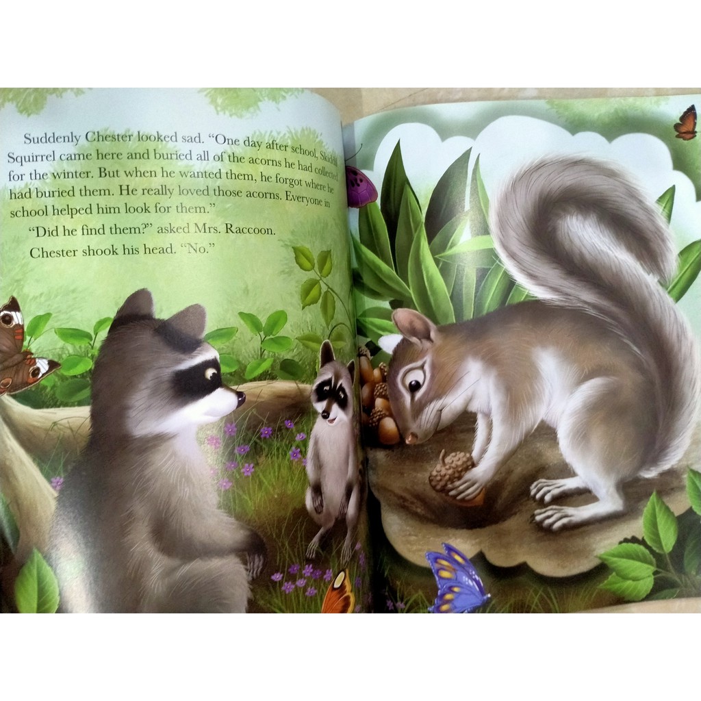 Sách - Gấu mèo Chester và quả sồi đong đầy kỷ niệm ( song ngữ)