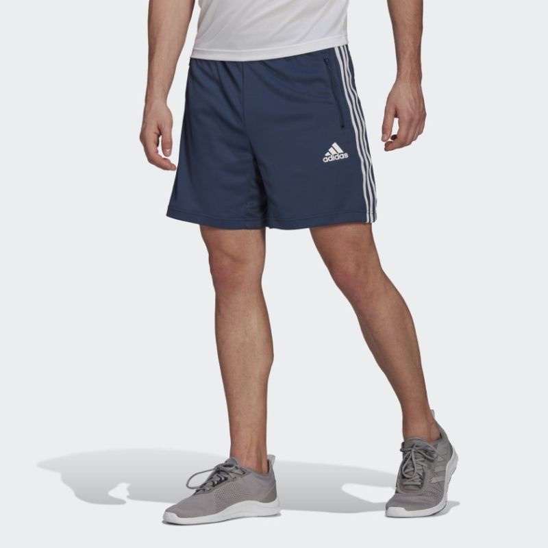 Quần short Adidas 3 sọc thể thao Primeblue Designed to move