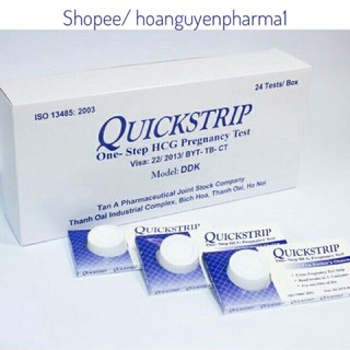Que thử thai Quickstrip - Hộp 24 que
