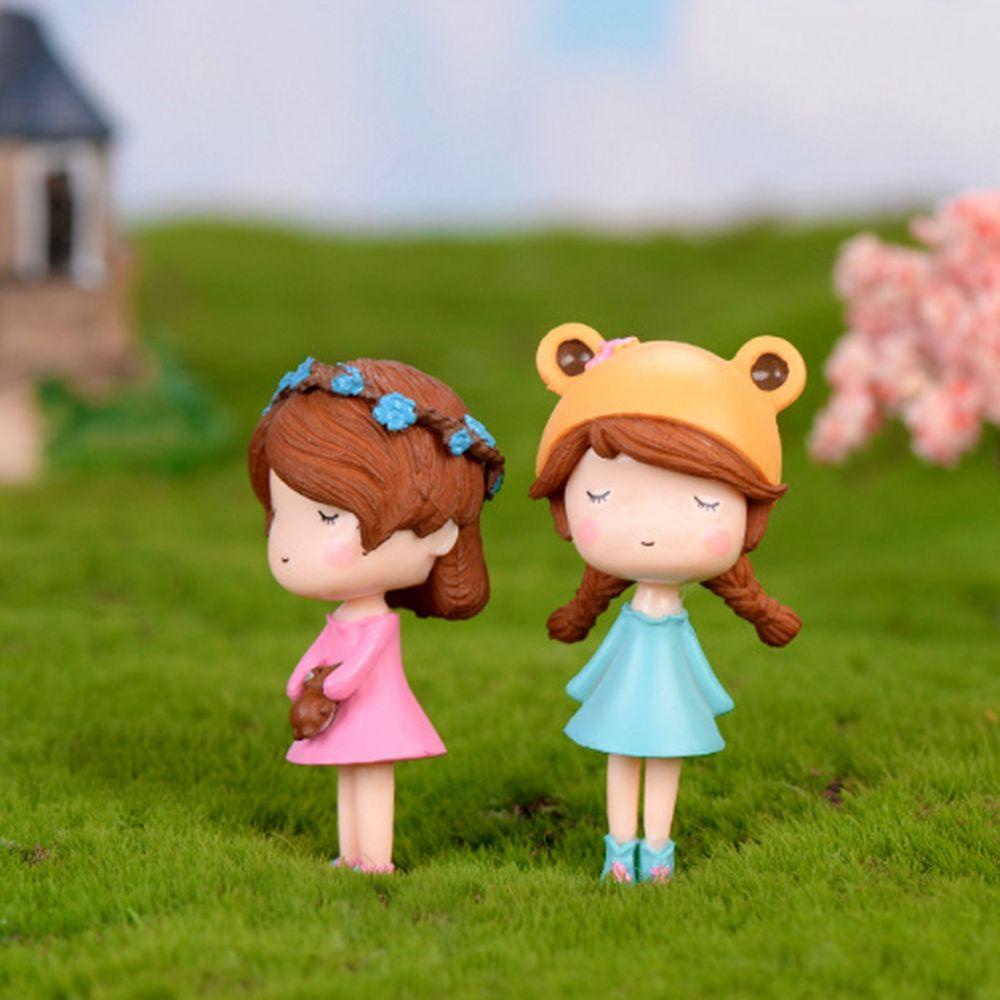 Mô Hình Tượng Bé Gái Nhỏ Dễ Thương Dùng Trang Trí Tiểu Cảnh