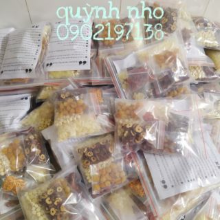 Combo 10 Set nấu chè dưỡng nhan [ SET LỚN ] [ 12 VỊ 500G ] [ TẶNG KÈM TÁO ]
