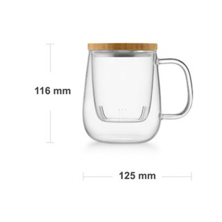 Ly lọc trà thủy tinh S024A 500ml
