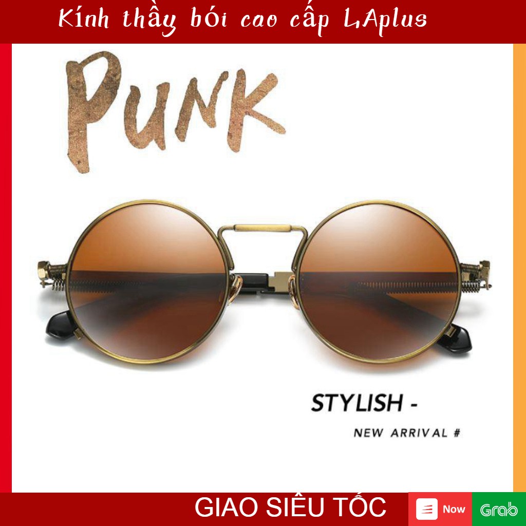 Kính thầy bói tròn - Kính râm tròn cao cấp - Kính vintage viền mỏng - Kính tròn shoppe | BigBuy360 - bigbuy360.vn