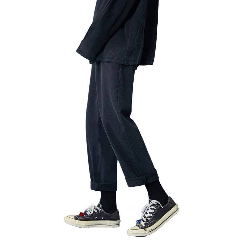 Quần bò nam MALTRIK, quần bò ống rộng, quần bò đen ống rộng, quần jean đen ống rộng dáng Hàn hottrend 2022 | BigBuy360 - bigbuy360.vn