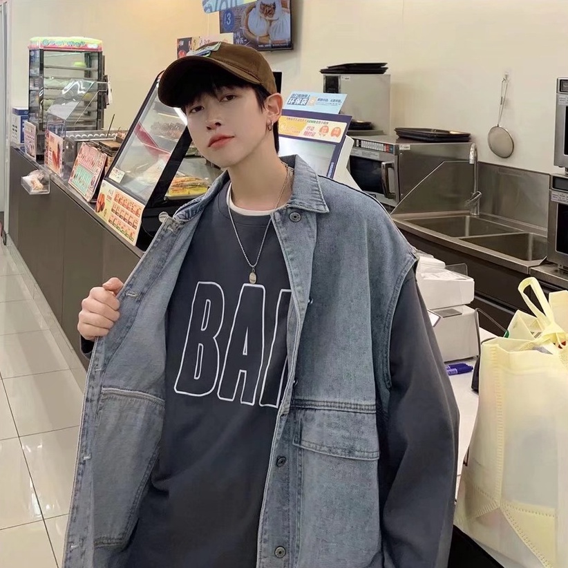 Áo thun tay dài cổ tròn in chữ thời trang thu đông cho nam