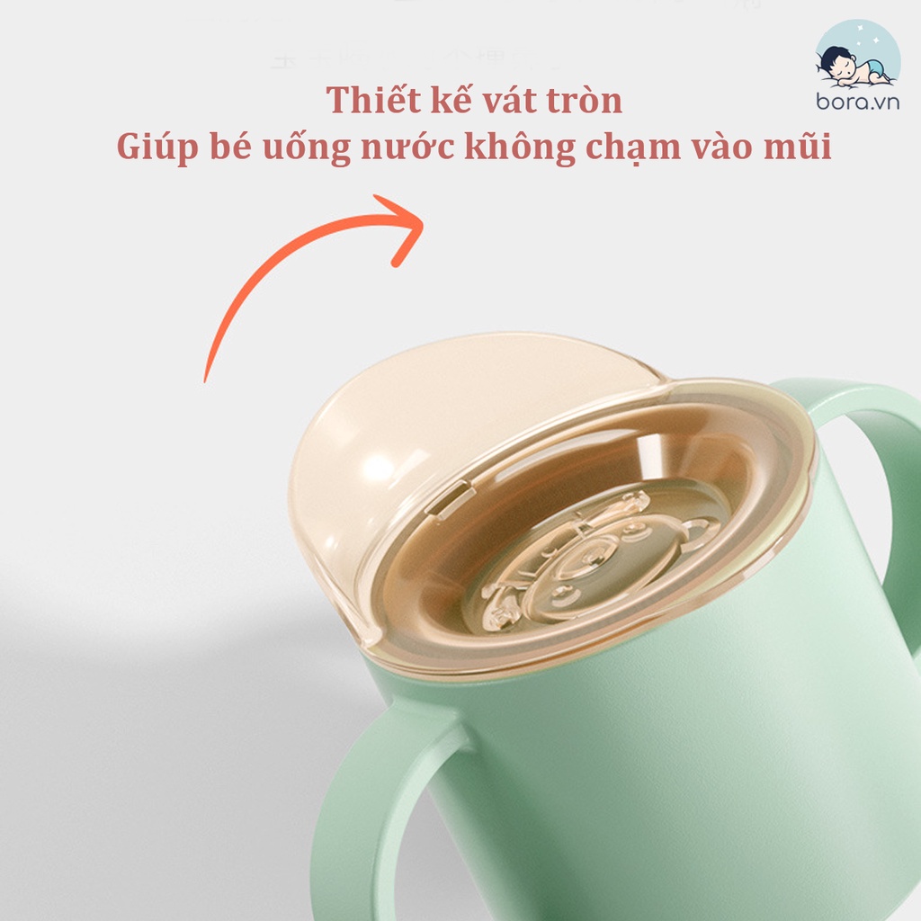 Cốc tập uống nước cho bé 2 giai đoạn chống đổ 150ml