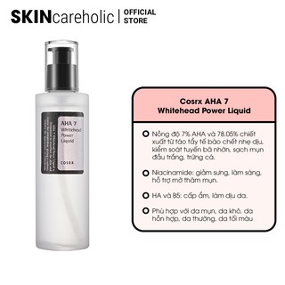 Tẩy Da Chết Làm Giảm Mụn, Sáng Da Cosrx AHA 7 Whitehead Power Liquid