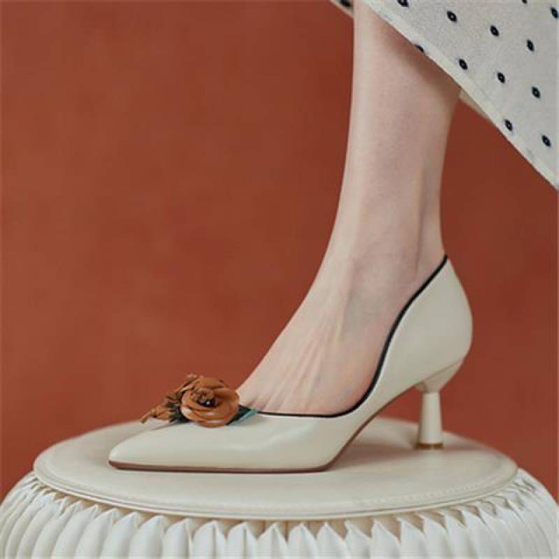 Giày Cao Gót Mũi Nhọn Thiết Kế Mới Thời Trang Mùa Xuân Thu Dành Cho Nữ 2021