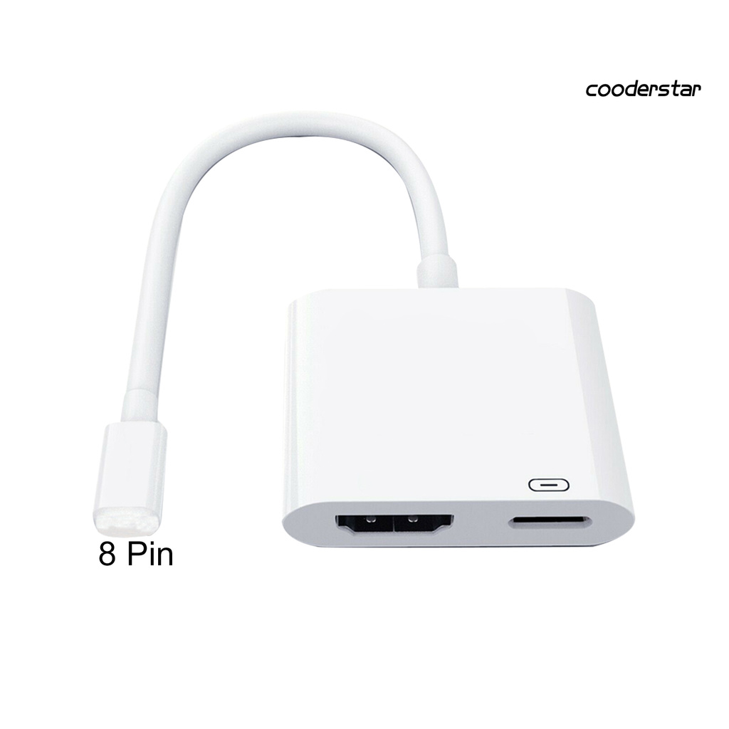 Cáp Chuyển Đổi C Skinfood 4k 1080p Hdtv 8pin Sang Hdmi-Comp Cho Iphone 6 7 8 Plus X Xs Xr 11 Pro Max 12