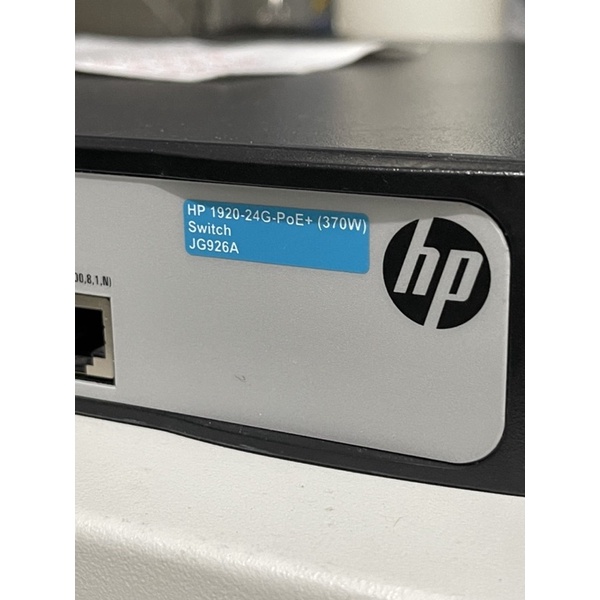 Thiết bị chuyển mạch chuyên dụng  HP 1920-24G-PoE+ (370W) Switch