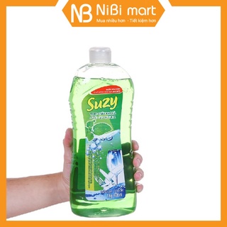 Nước rửa chén Suzy Bạc Hà Chai 1L
