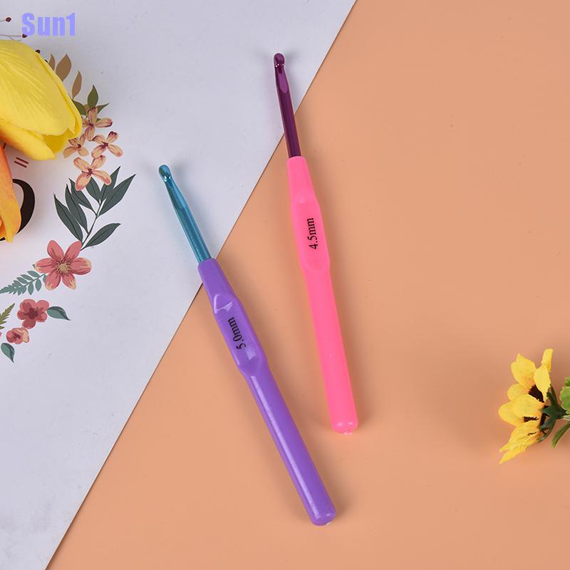 Bộ 6 Móc Len Cuộn Bằng Nhôm Nhiều Màu Sắc