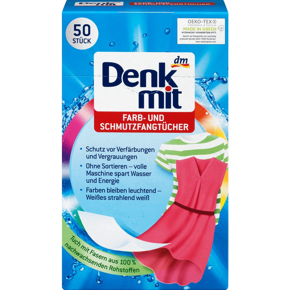 [Nhập SIEUTHIEG giảm 10% đơn từ 99K] Giấy Hút Chống Phai Màu Quần Áo Denkmit (24-50 tờ) - EGMART