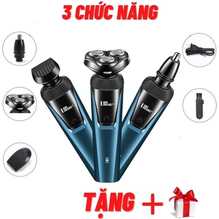 Máy cạo râu đa năng - Máy Cạo Râu 3 Trong 1 gồm Đầu Cạo Râu - Cạo Lông - Tỉa Lông Mũi