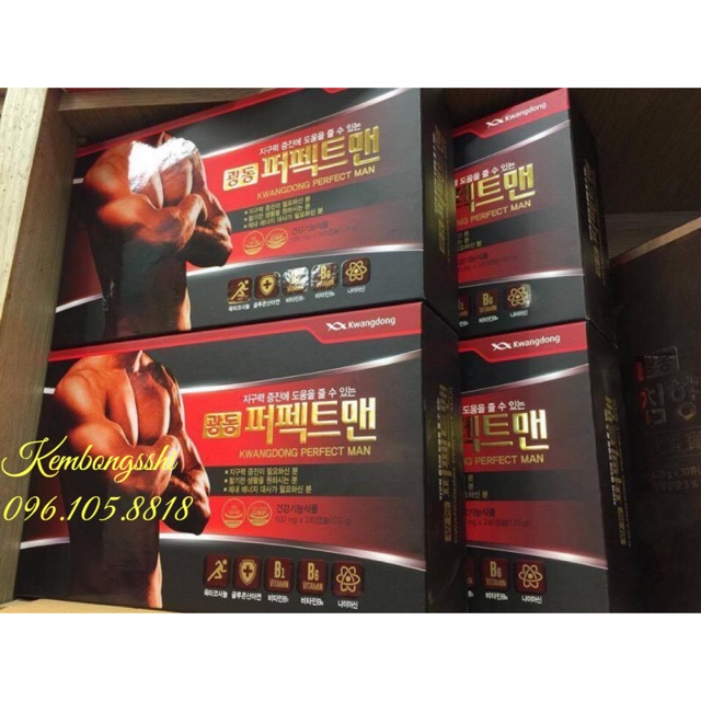 [ Hàng Mới Về ] Viên Bổ Nam Giới KWANGDONG PERFECT MAN Hàn Quốc, Hộp 240 viên | BigBuy360 - bigbuy360.vn
