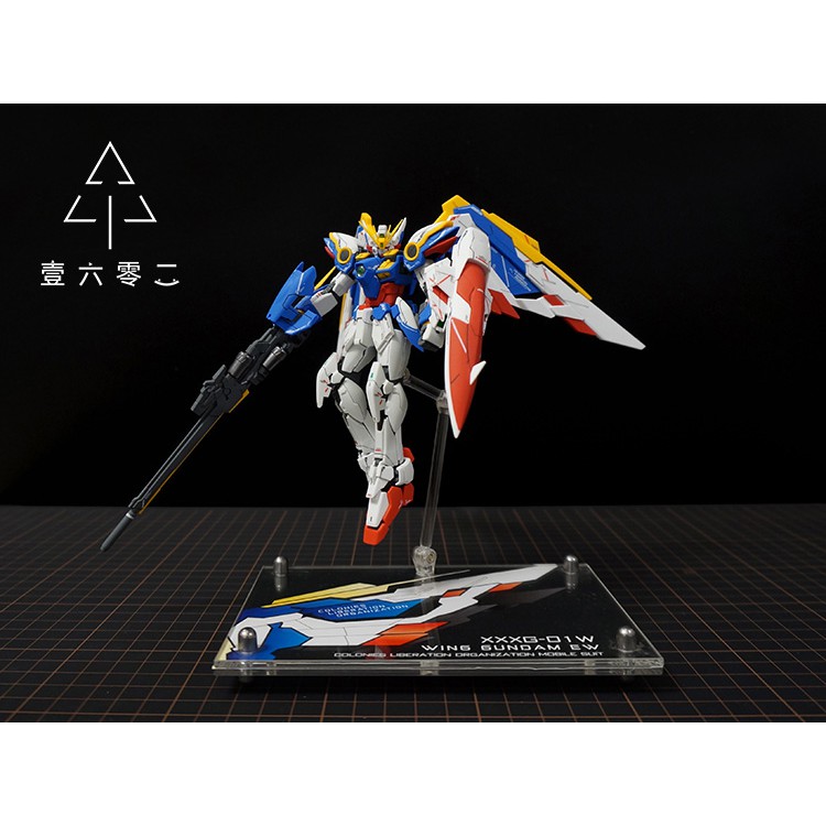 Chân đế mô hình action base logo mica các loại MG HG RG SD Gundam wing series (sp không kèm chống base)