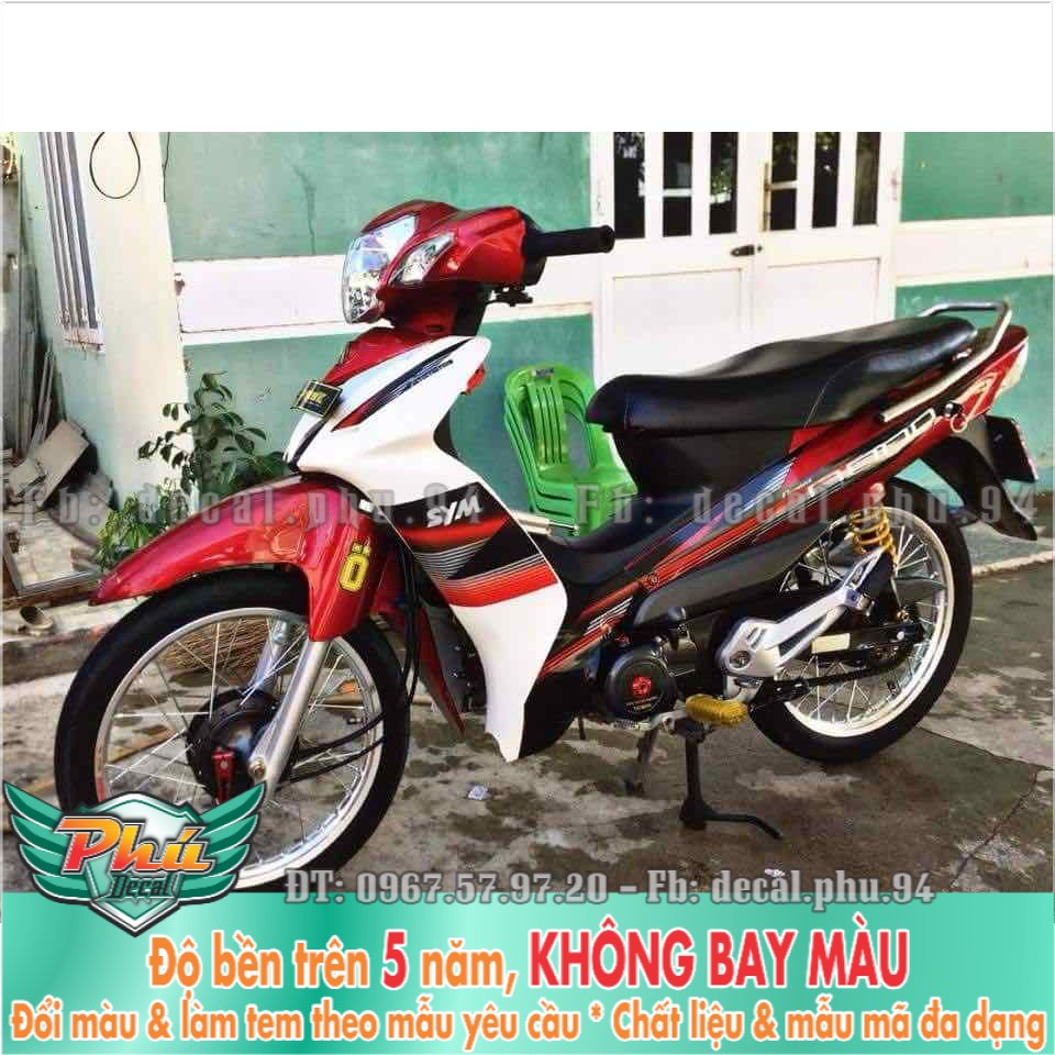 Tem rời xe Elegant đỏ trằn nano (X) -1