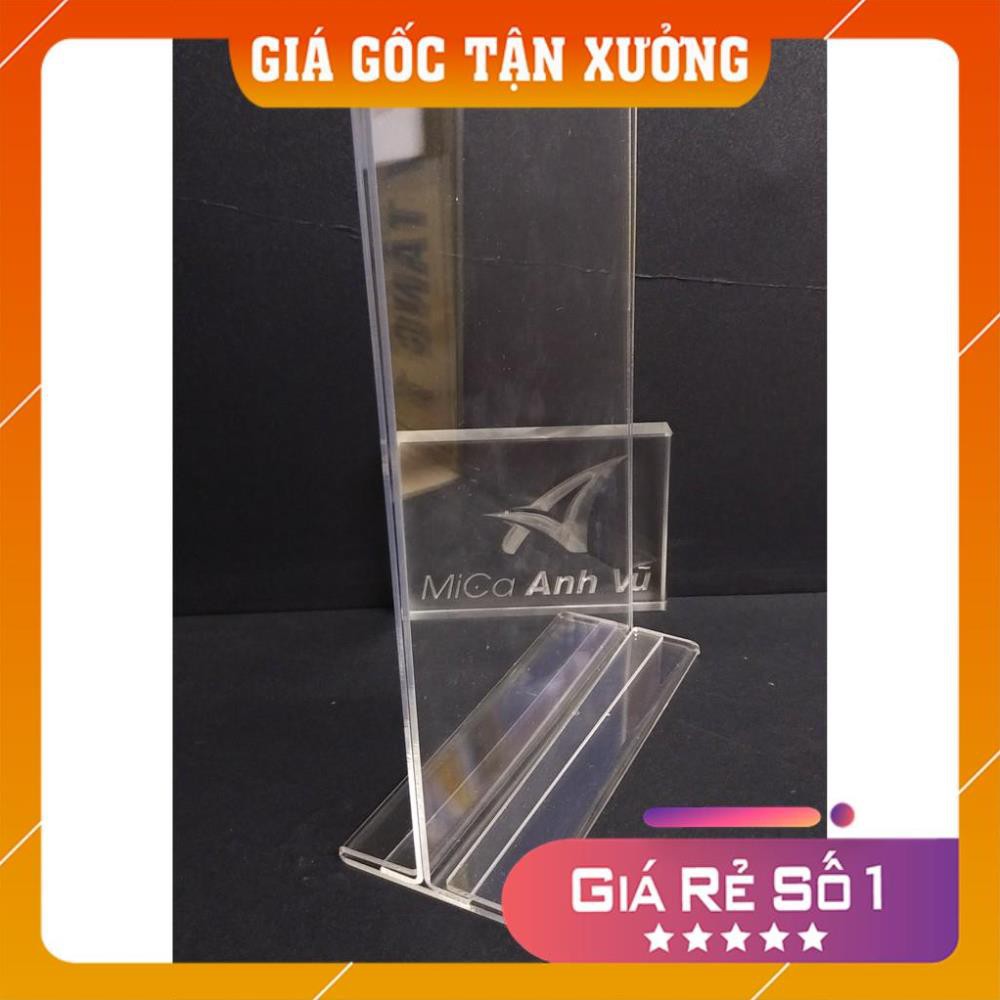 [Giá Gốc Tận Xưởng] Combo 2 Bảng Menu Thực Đơn A5 Dọc hoặc Ngang mica trong