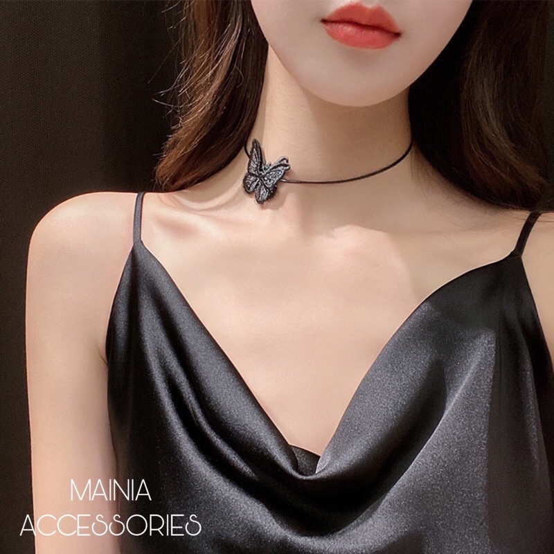 Choker Vòng Cổ Hình Bướm Phong Cách Hàn Quốc Dễ Thương Mainia Shop