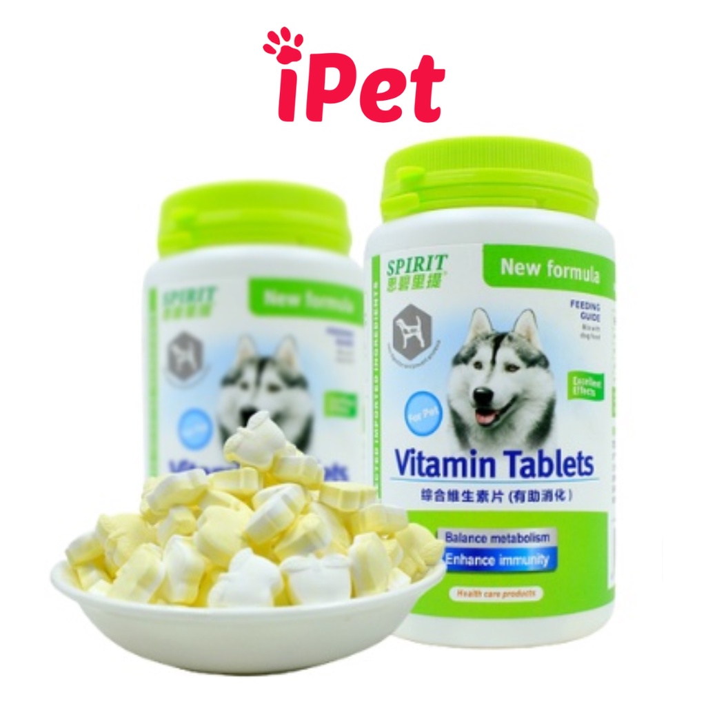 Viên Nhai SPIRIT Bổ Sung Dinh Dưỡng Cho Chó Canxi Khoáng Đẹp Lông Da Vitamin Tiêu Hóa Cơ Xương Khớp - iPet Shop