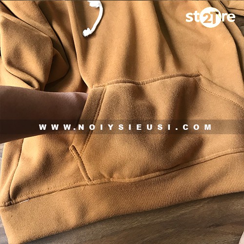 Áo hoodie unisex 2T Store H17 màu da bò - Áo khoác nỉ bông nam nón 2 lớp dày dặn chất lượng đẹp | BigBuy360 - bigbuy360.vn