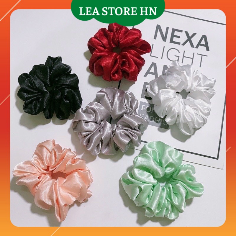 Dây Buộc Tóc Scrunchies  Cột Tóc Scrunchies Phi Bóng Siêu Đẹp