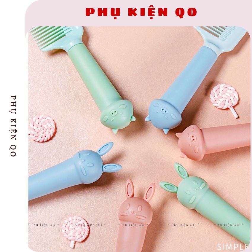 Lược chải tóc hình đầu thú Cute - L01