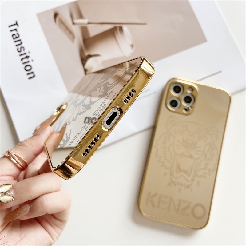 Ốp Điện Thoại Nhựa Cứng Viền Vuông In Họa Tiết Sang Trọng Có Khung Bảo Vệ Camera Cho iPhone 13 12 11 Pro Max XS Max X 8 7 Plus