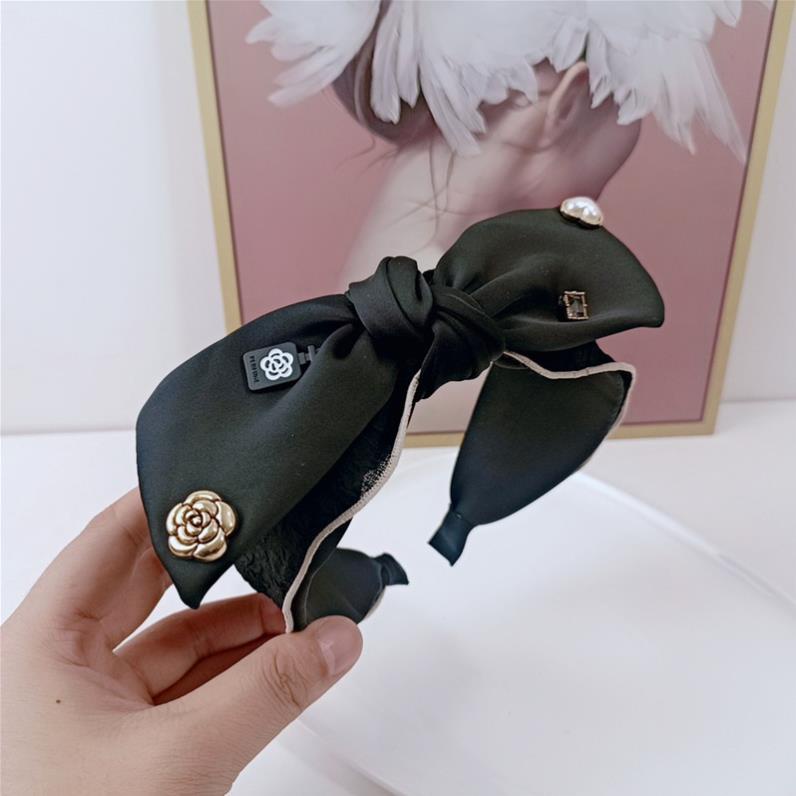 Bờm tóc băng đô cài tóc Chalen thắt nơ, viền ren to bản thời trang Hàn Quốc, June Accessories