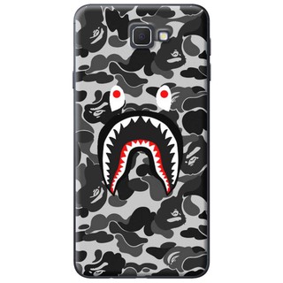 Ốp lưng Samsung J5 Prime, J7 Prime Bape Xám Đen