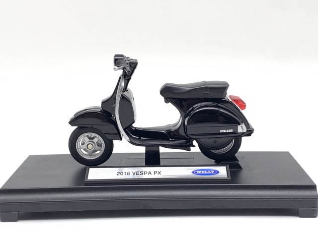 Xe Mô Hình VESPA 2016 PX 1:18 Welly ( Đen )