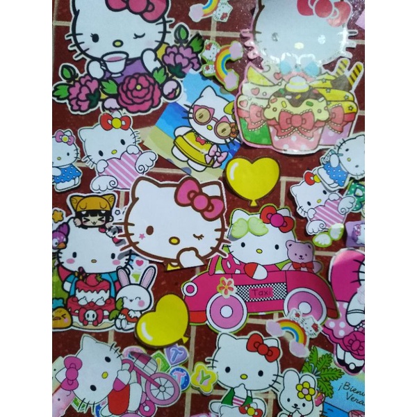 💥💥Gói 30💥💥 miếng sticker hình hello kitty cute trang trí bình nước , đồ dùng học tập , hình dán dễ thương Nago Store