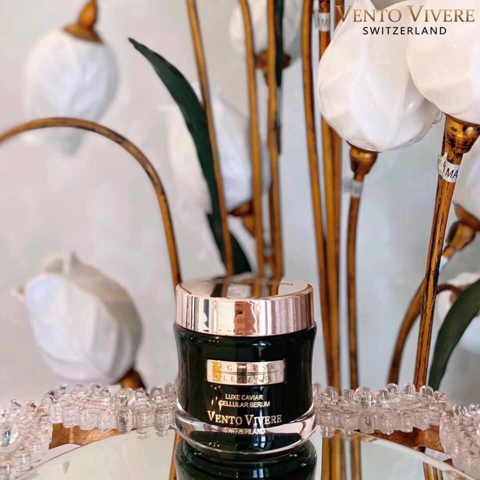 Kem Vento Trứng Cá Tầm Luxe Caviar Cellular hỗ trợ nâng cơ cho làn da, làm biến mất các vết chân chim ở mắt, miệng, trán