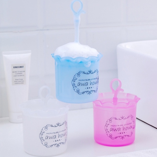 Cốc tạo bọt sữa rửa mặt thông minh nhỏ gọn siêu rẻ, hộp tạo bọt xà phòng tiện dụng khi tắm