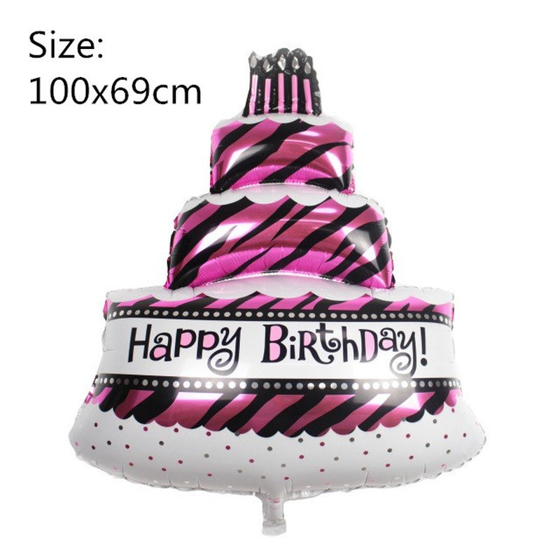 Set 33 Bong Bóng Hình Hello Kitty Trang Trí Tiệc Sinh Nhật
