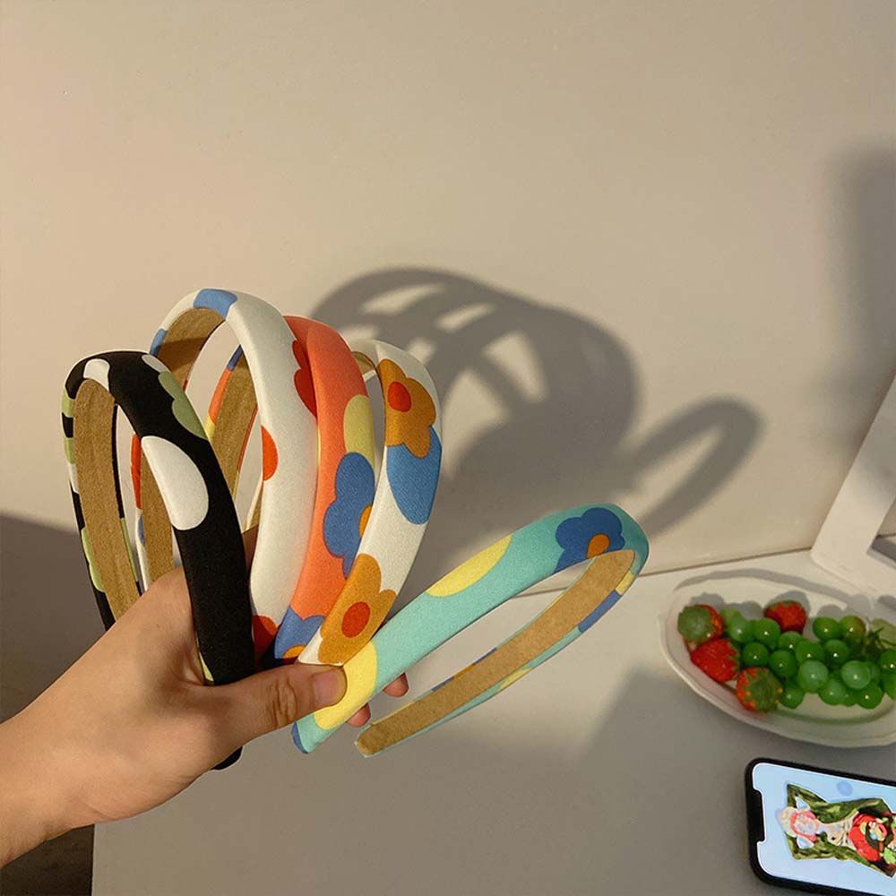 Băng Đô Cài Tóc Hình Hoa Màu Kẹo Phong Cách Hàn Quốc Dễ Thương Cho Nữ