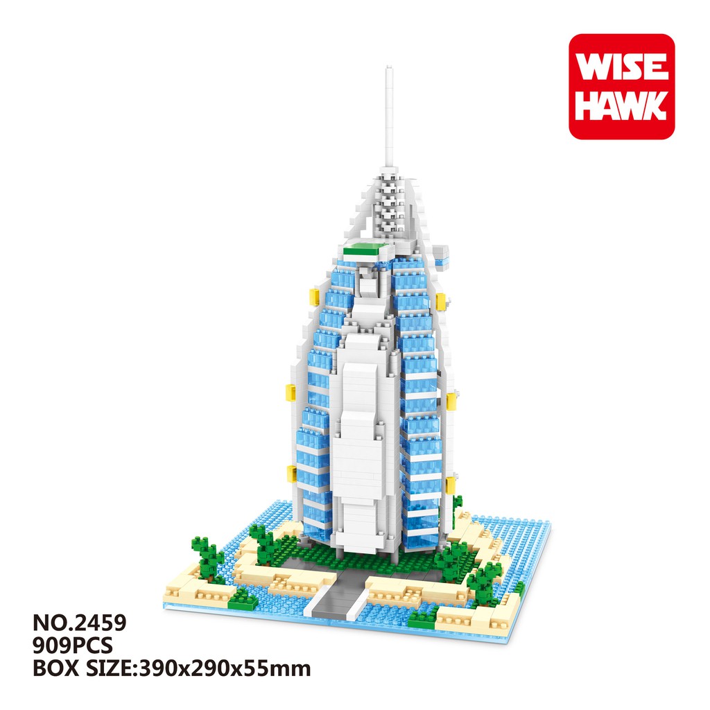 Lego nano WISE HAWK 2457-2468 kỳ quan thế giới NLG0134